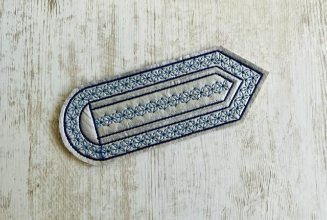 Marque-page "aide à la lecture" simili-cuir, format moyen