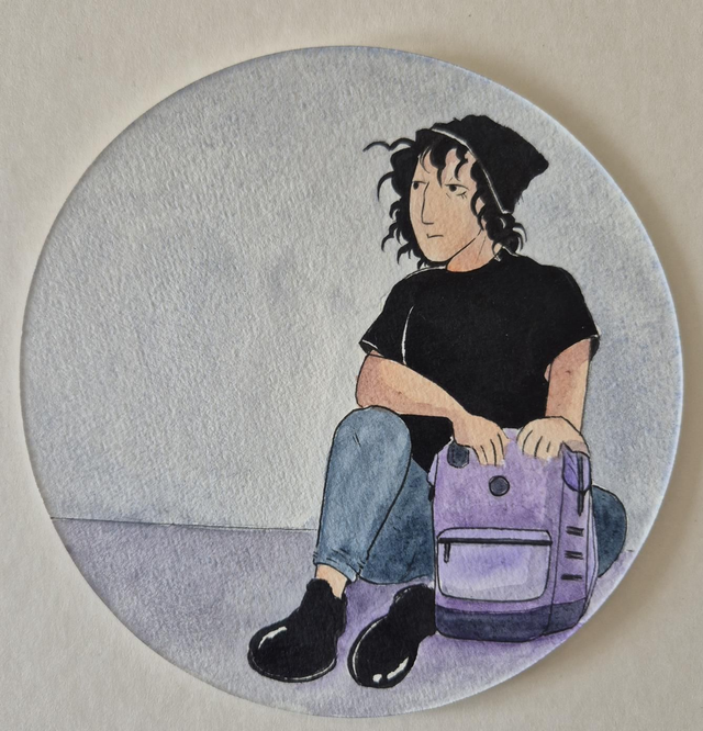 Ink24#1 Sac à dos - Aquarelle