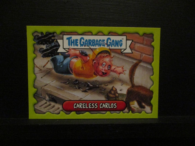 Careless Carlos - (Topps) The Garbage Gang Original Trading Card #7