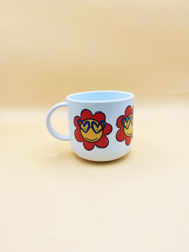 Flower mini mug - Lightweight mug - Children's mini mug 