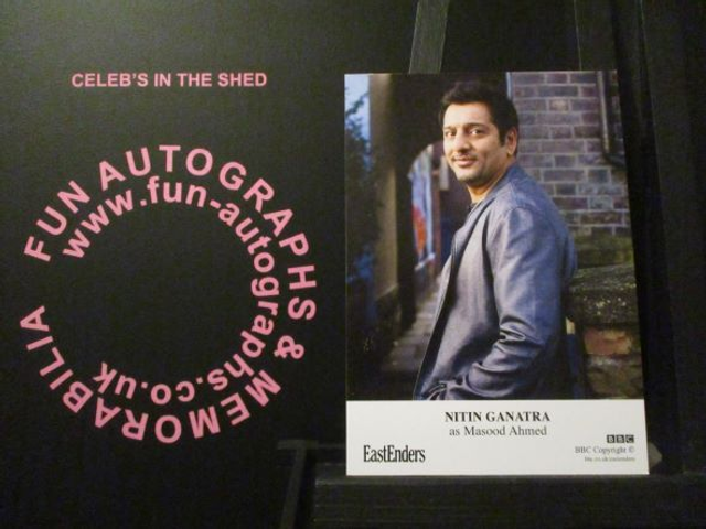 Nitin Ganatra (Masood Ahmed) Original EastEnders Cast Card