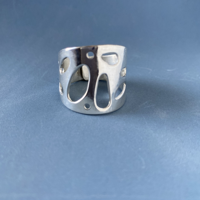 Bague en argent « Galets Moucharabieh »