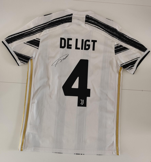 Gesigneerd Matthijs de ligt Juventus shirt