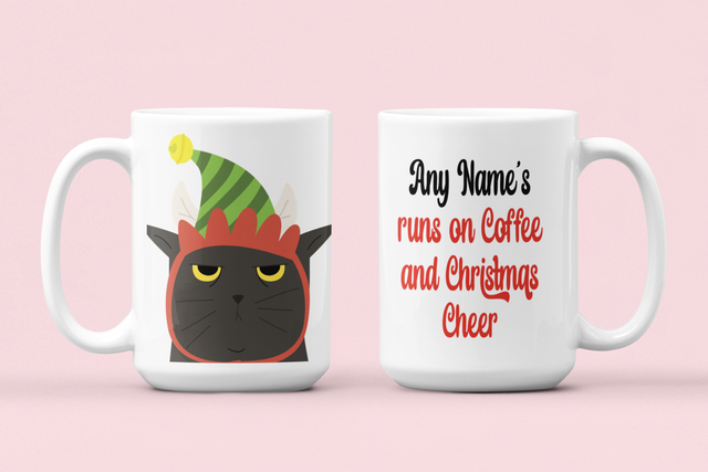 Christmas Mug - Christmas Cat
