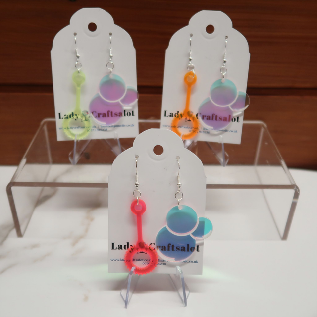 Bubble &amp; Wand Earrings