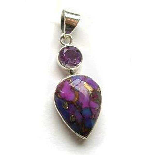Purple Mohave Pendant - ku100