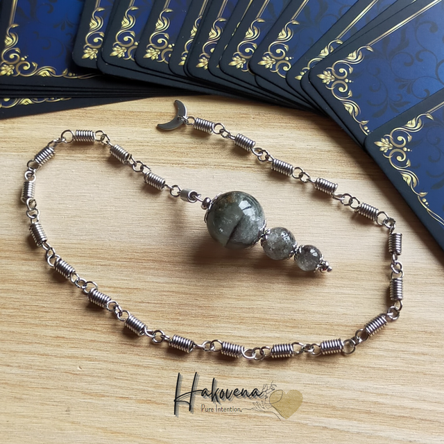 Pendule sphère lodolite Abel - 0036PD