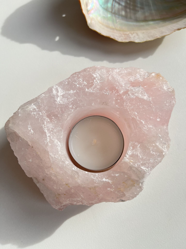  Dein Rosenquarz Teelicht