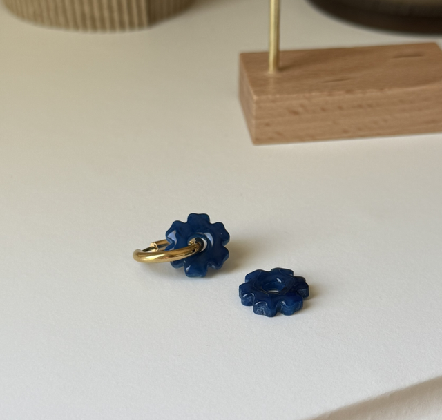 Pampilles lys saphir