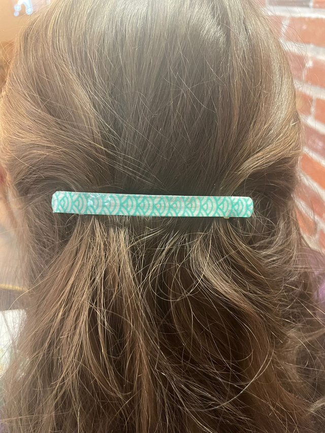 Barrette en Papier Japonais – Élégance et Lumière 