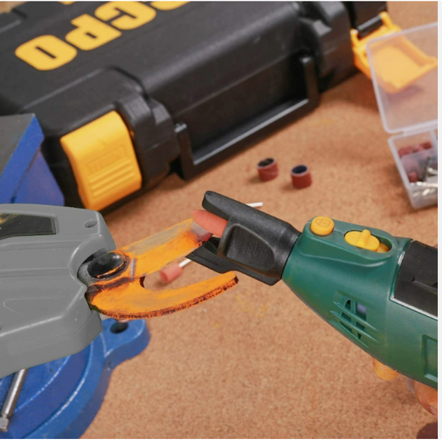 Outil Rotatif Electrique 200 Accessoires 6 Vitesses + Support extensible