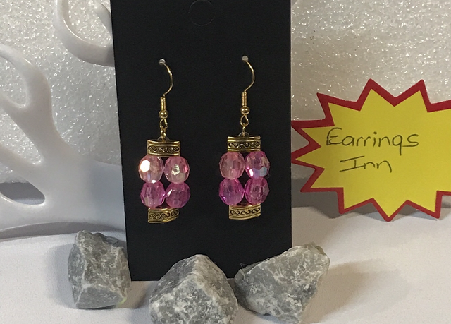 Pink Dangling Earrings - PDE79