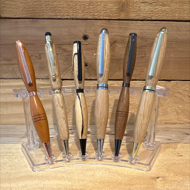Handmade Wooden Slimline Twist Pens 
