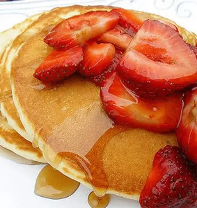 Strawberry Pancake Stack
