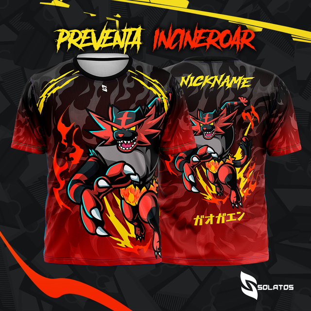 Polera Incineroar