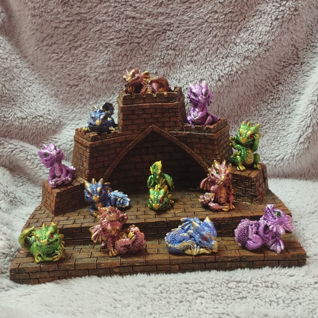 Dragon mini sur forteresse