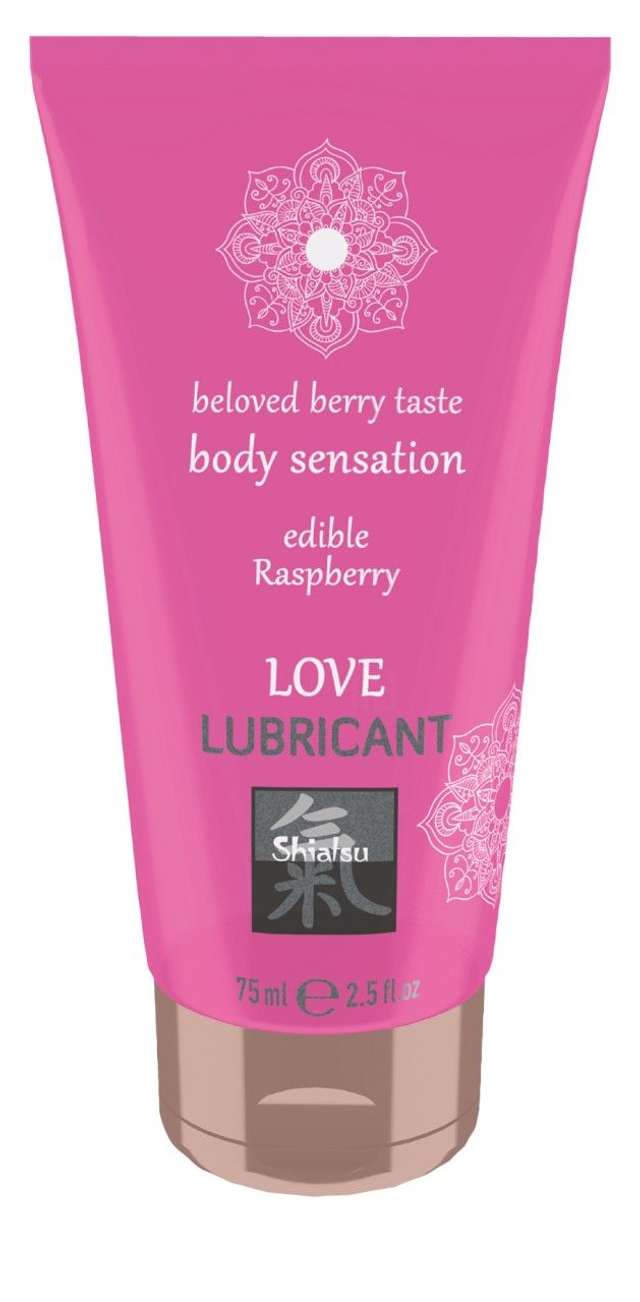 SHIATSU Edible Love lubricant Raspberry 75ml
