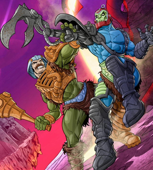 Man-at-arms vs Trap-jaw