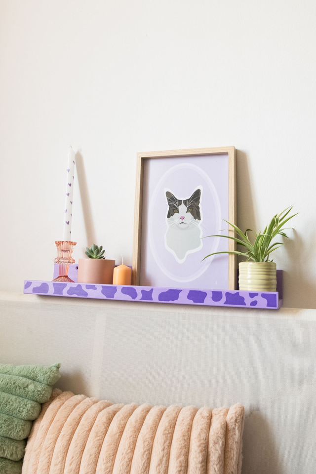 Purple Cow Shelf 💜Tablette Upcyclée 