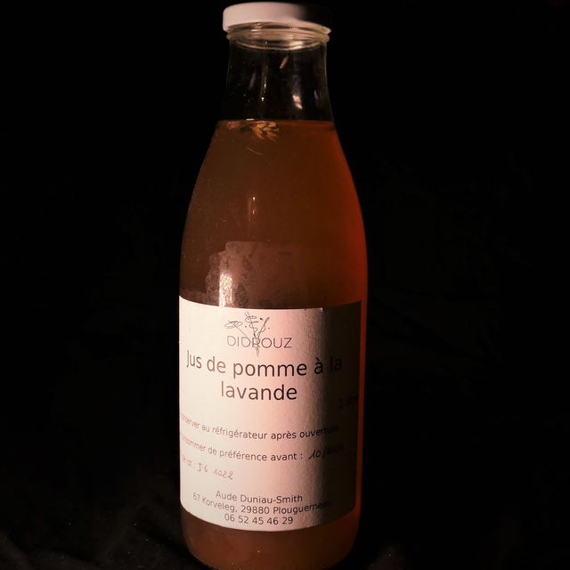 Jus de pomme à la Lavande 1 litre AB