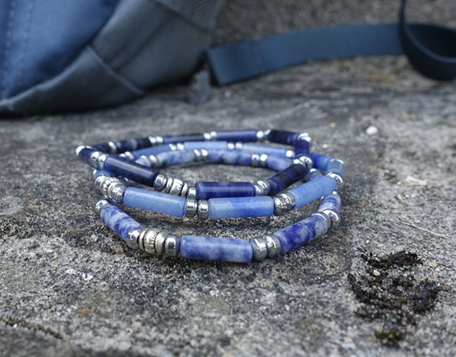 bracelet Italia Aventurine &quot; Trop Tard &quot;