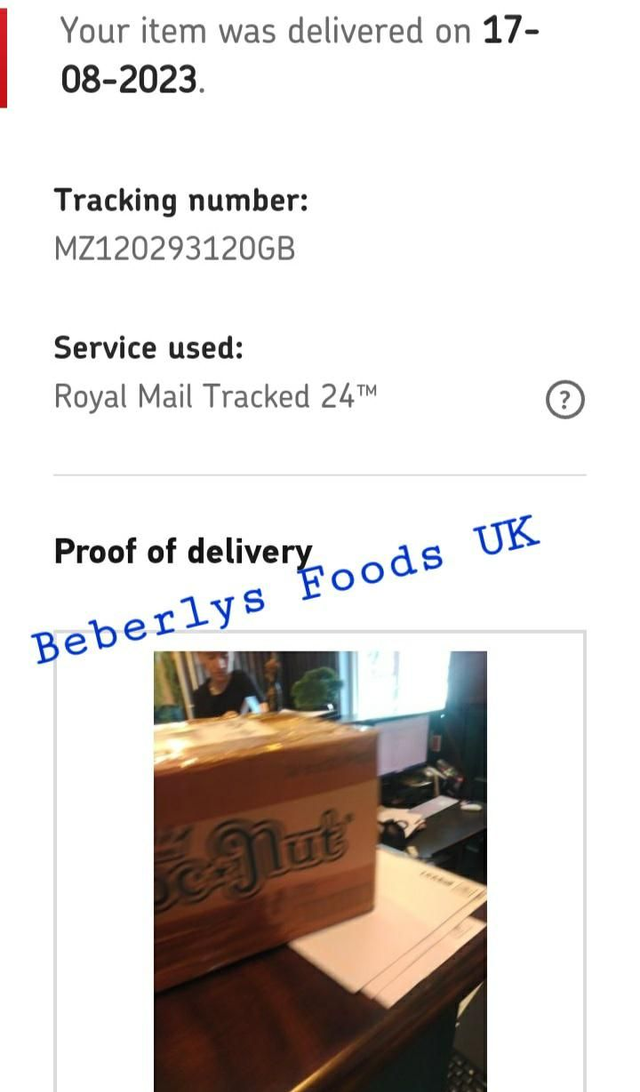 Proof of Delivery: Daniel Misador( England August 2023)