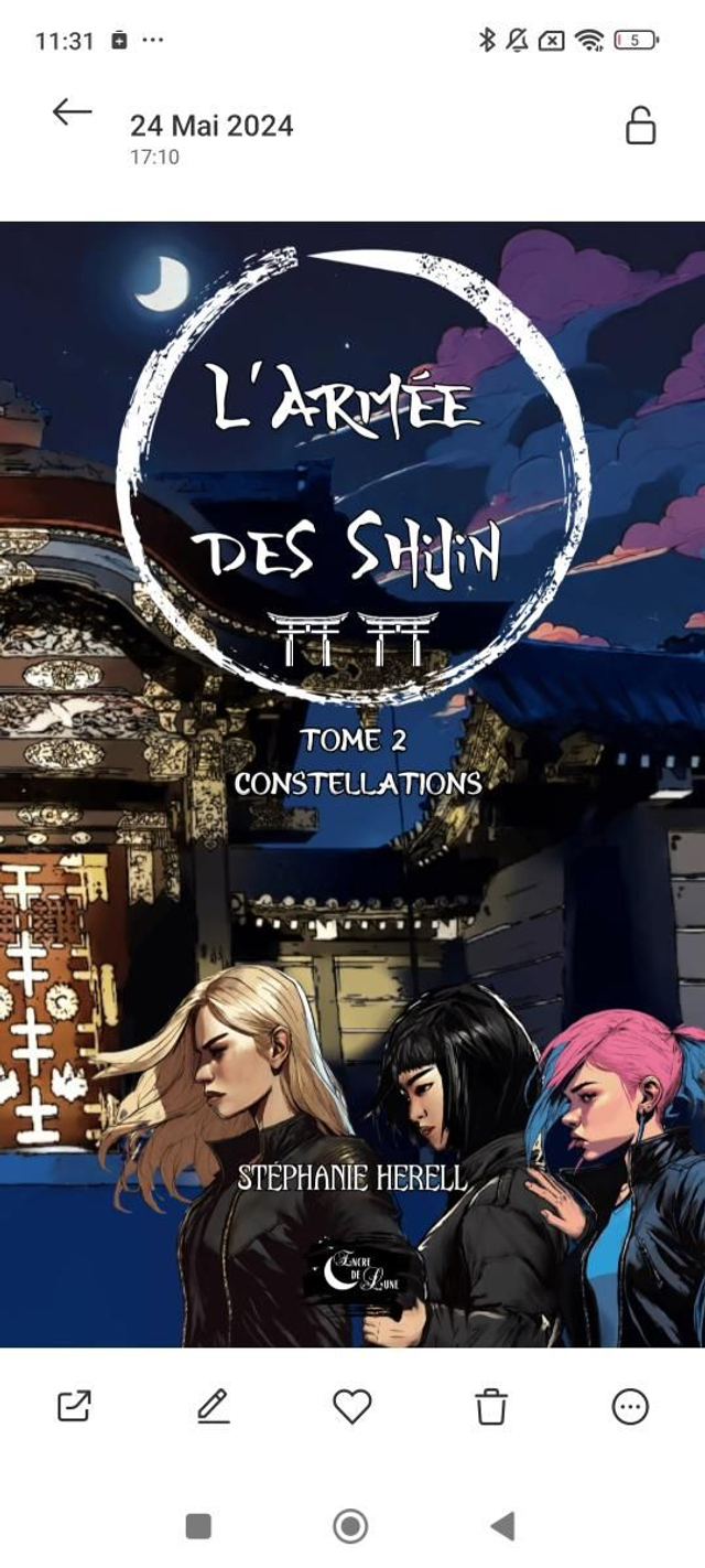 L'armée des Shijin - Tome 2 : Constellations / Stéphanie Herell