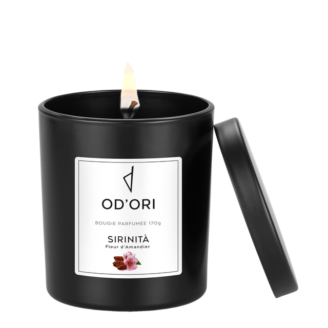 Bougie 170g - SIRINITÀ (Fleur d&#039;Amandier)