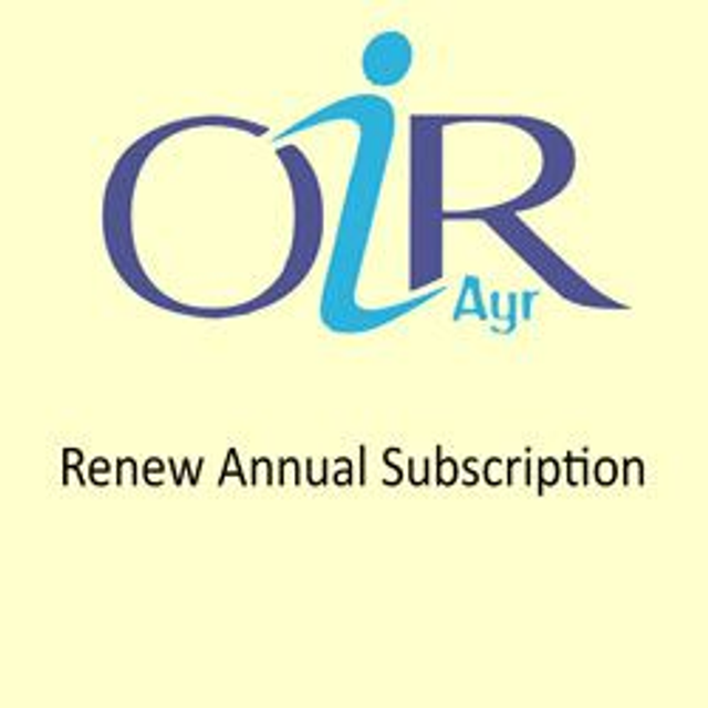 Renew annual Subscription