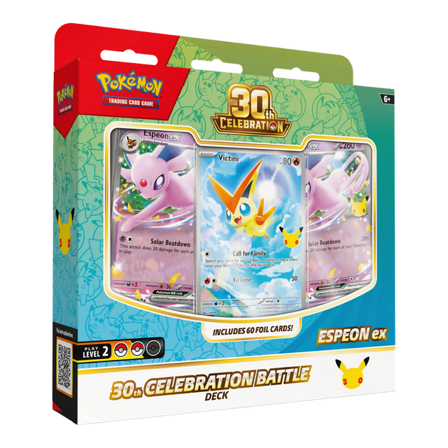 Pokémon TCG: 30th Celebration - Battle Deck - Espeon ex (toimitus vko 45)