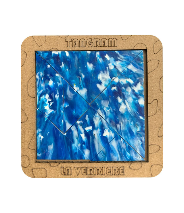 Tangram en plastique recyclé