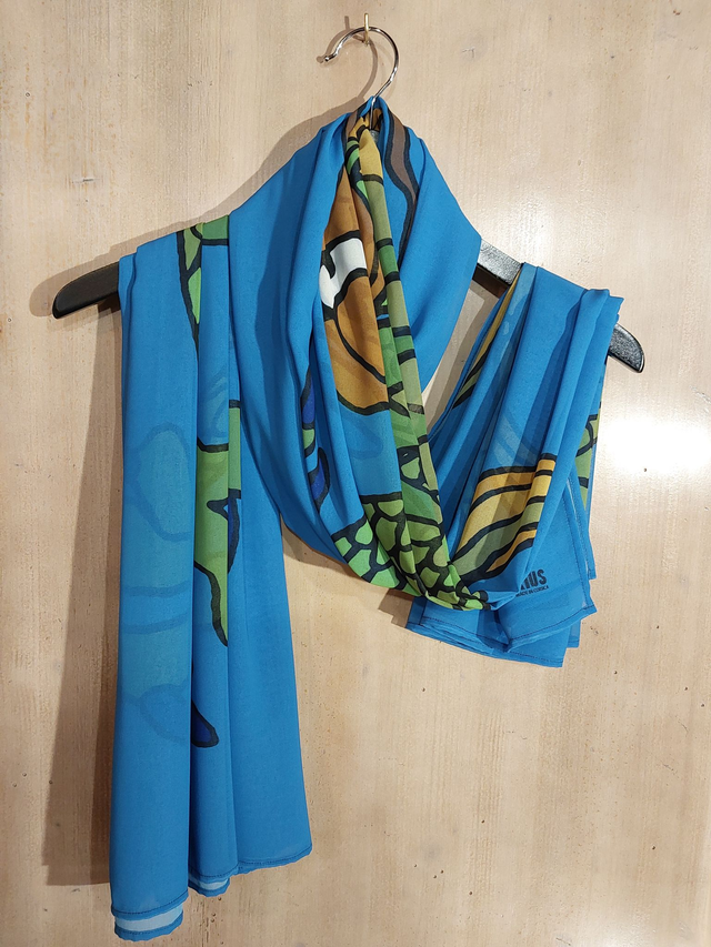 Tatsu Bleu. Foulard