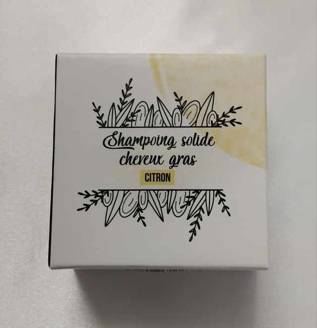 Shampoing solide cheveux gras