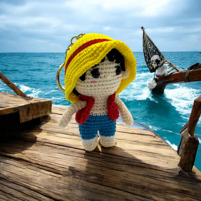 Porte-clés du Chapeaux de Paille