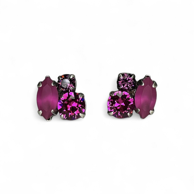 Ohrstecker RANKE Fuchsiamattmix, Pink