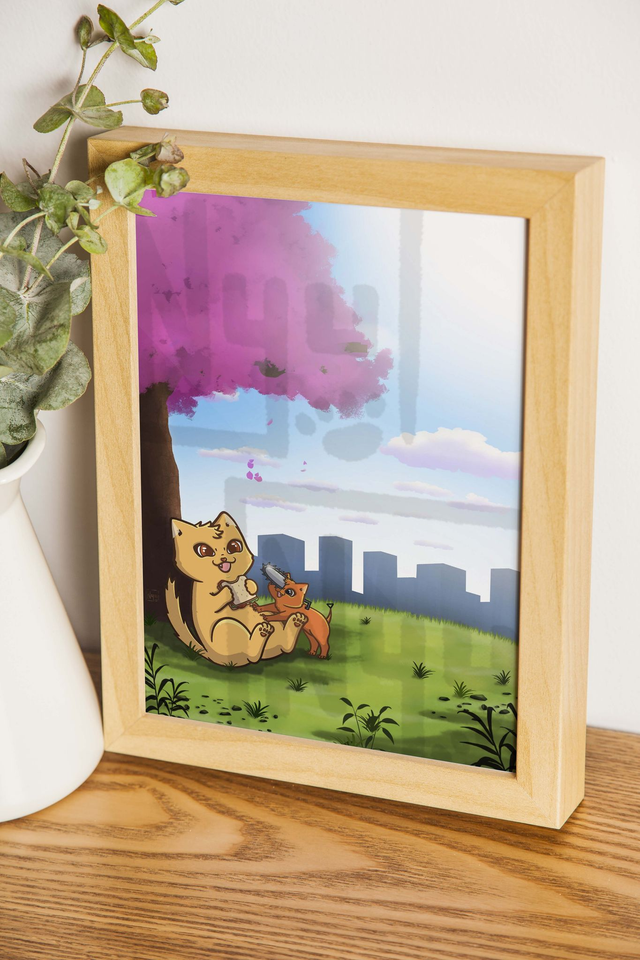 Chainsaw Cat City • Print