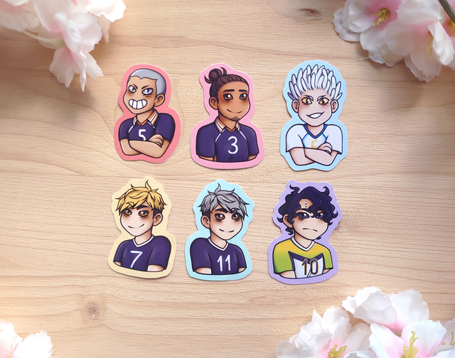 HQ!! Stickerset C