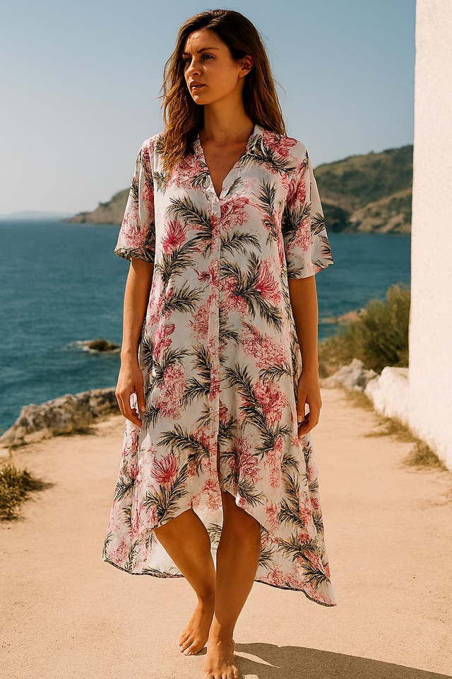 Πουκαμίσα τουνικ σιφόν 