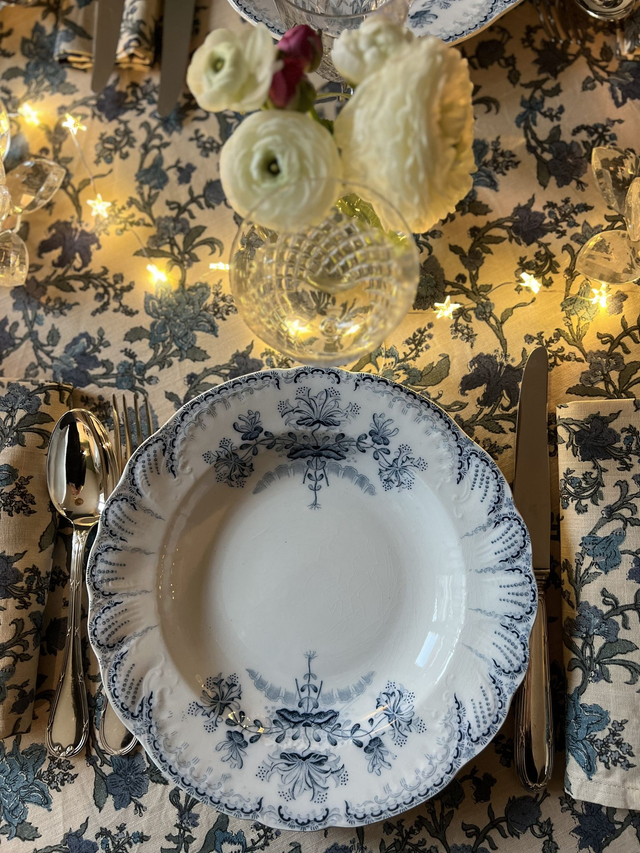 REGENCE - Suite de 6 assiettes creuses signées St Amand & Hamage Nord - Terre de Fer