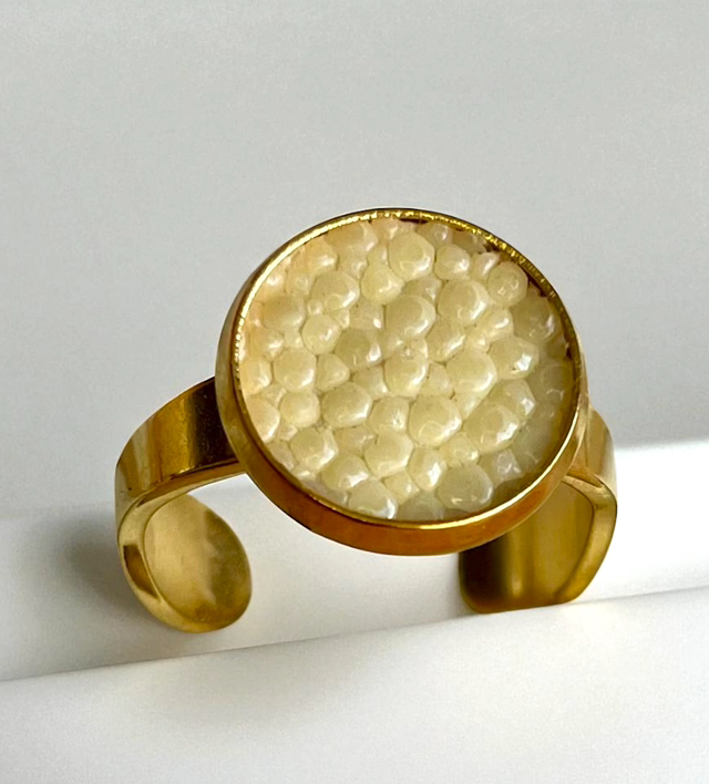 Bague Simple Blanc cassé