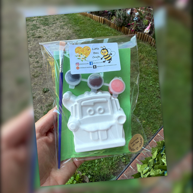 Mater Painting Kit - Cars Theme  - Tow Truck - Party Bag Filler - Kids Activity - Painting kit - Birthday Activity 