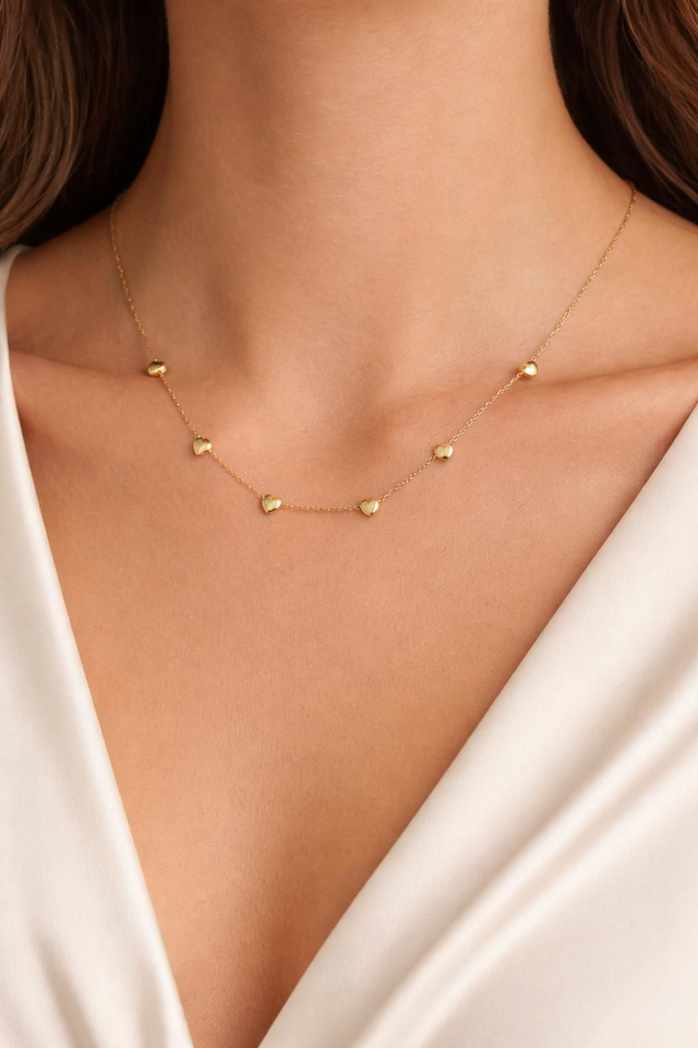 Collier acier Cœurina