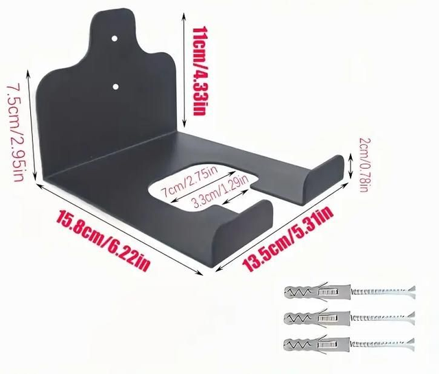 Support mural outils de jardin
