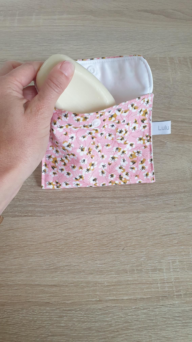 Pochette imperméable FLEURI ROSE