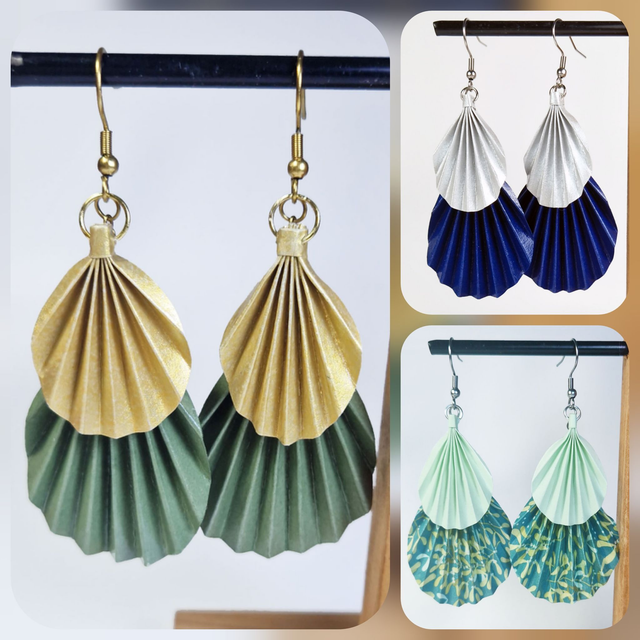 Boucles d'oreilles Licuala Royal