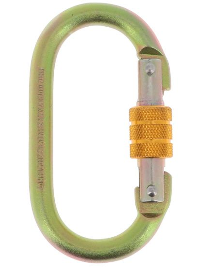 CONNECTEUR SYMÉTRIQUE EN ACIER, FERMETURE À VIS. OUVERTURE 18 MM.  