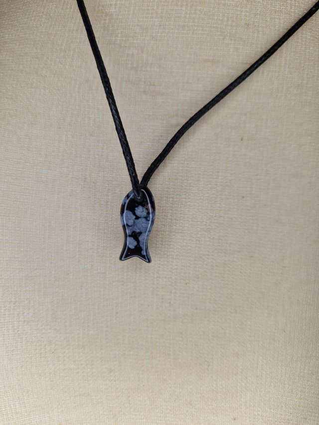 Obsidienne flocon de neige / 002