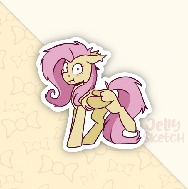 Flutterbat Fluttershy Bat Pony | MLP Sticker