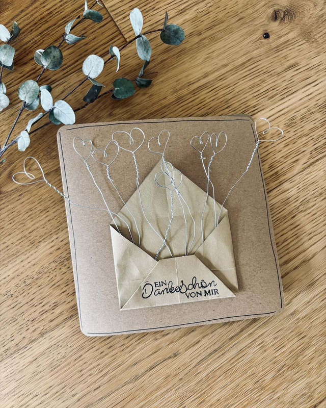 Viele Herzen als Dankeschön