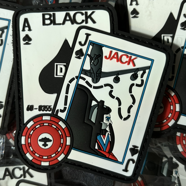 BLACK JACK KC135 Nose Art Patch